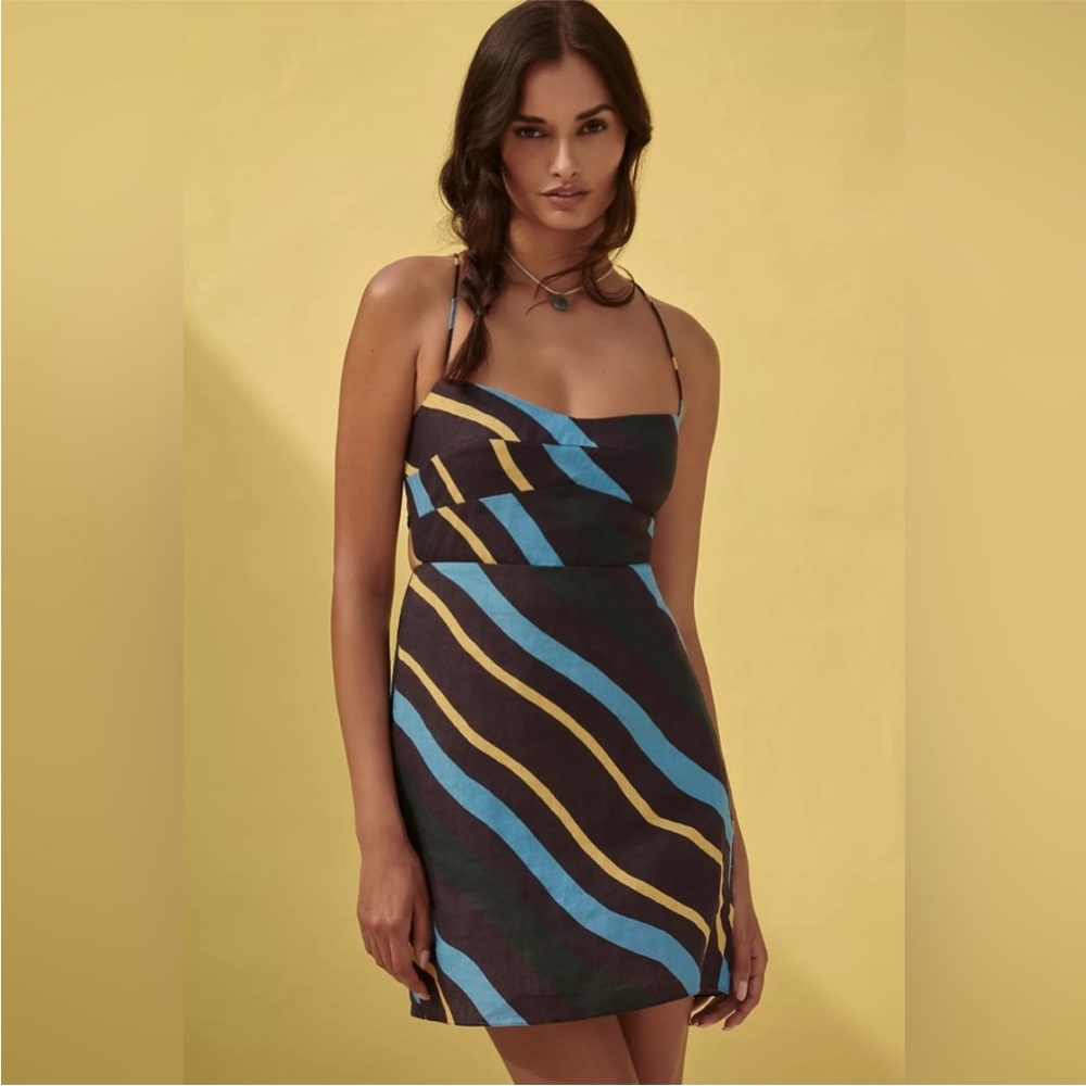 Cala de la Cruz Tere Linen Mini dress